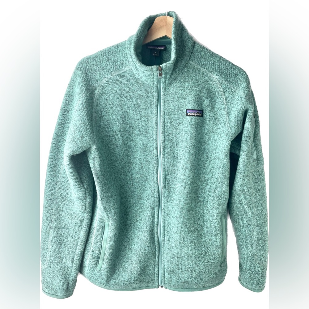 Patagonia Better Sweater zip up jacket Women’s size M teal turquoise